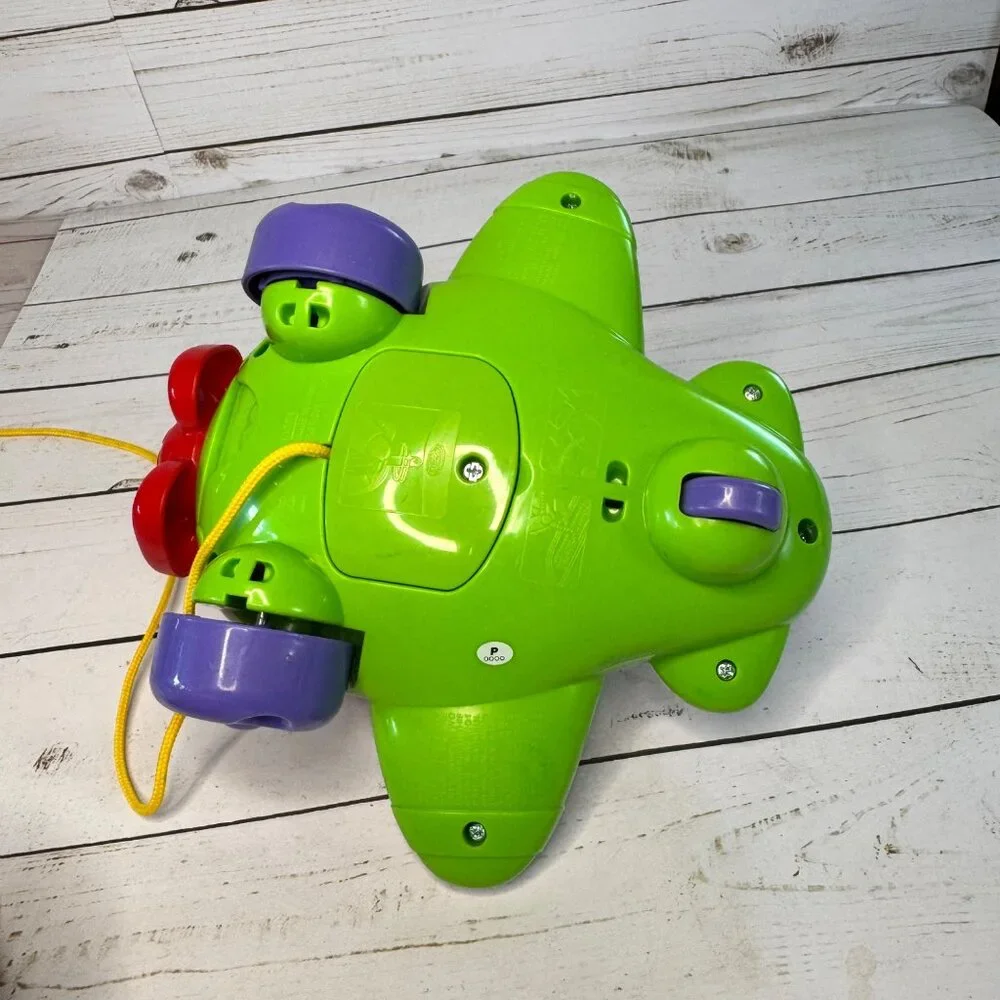 Vtech Fly & Learn Airplane Interactive Toy With Lights &‎ Sounds Pull Toy Works